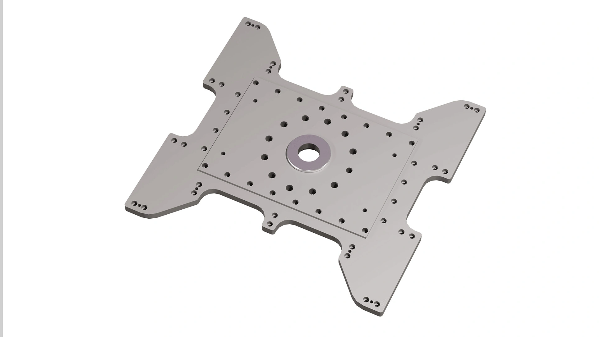 Sw80 Post FFTlightweight FibreTEC H-Frame /// Montageplatten – FFT